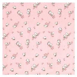 Dimcol Πάνα Αγκαλιάς Birds Pink 80x80cm από το Spitishop