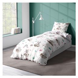 Dimcol Παιδική Παπλωματοθήκη Υπέρδιπλη Βαμβακερή Petrol 240x160εκ.