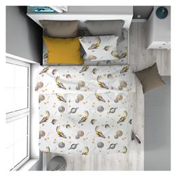 Dimcol Παιδικό Πάπλωμα Μονό White-grey 160x240εκ.