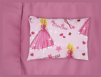 Dimcol Princess Παιδική Μαξιλαροθήκη 50x70εκ. Pink