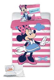 Dimcol Σετ Κούνιας Disney Minnie 580 Φούξια 4τμχ από το Spitishop