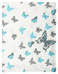 Dimcol Σετ Σεντόνια Κούνιας Butterfly 120x160cm 56 Sky Blue από το 24home