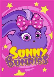 Dimcol Sunny Bunnies Παιδική Πετσέτα Θαλάσσης Μωβ 60x40εκ.