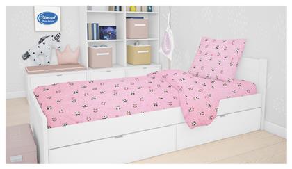 Dimcol Βαμβακερό Πάπλωμα Κούνιας Panda 120x160cm 111 Pink από το Pitsiriki