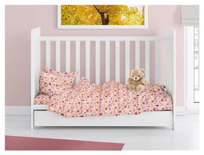 Dimcol Βρεφική Παπλωματοθήκη Bebe Coral 120x160εκ.