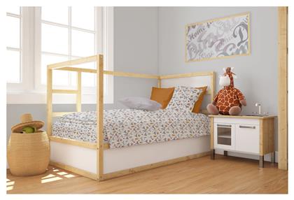 Dimcol Βρεφική Παπλωματοθήκη Bebe Grey 120x160εκ.