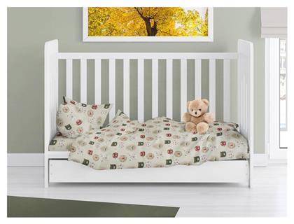 Dimcol Βρεφική Παπλωματοθήκη Bebe Light Olive 120x160εκ.