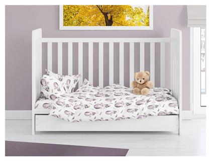 Dimcol Βρεφική Παπλωματοθήκη Bebe Lilac 120x160εκ. από το 24home