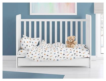 Dimcol Βρεφική Παπλωματοθήκη Bebe White 120x160εκ. από το 24home