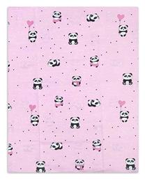 Dimcol Βρεφική Παπλωματοθήκη Panda 111 Pink 120x160εκ.