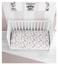 Dimcol Βρεφική Παπλωματοθήκη Unicorn 108 White-Pink 120x160εκ. από το Spitishop