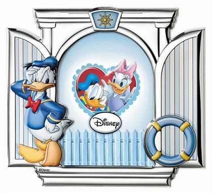 Disney Κορνίζα Ασημένια Donald Duck 13x18cm