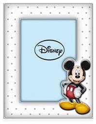 Disney Κορνίζα Ασημένια Mickey Mouse 13x18cm