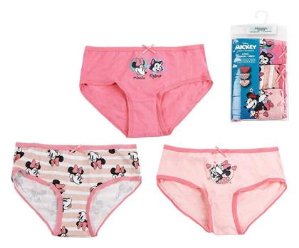 Disney Minnie Σετ Παιδικά Βρακάκια Πολύχρωμο 3τμχ