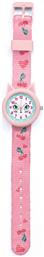 Djeco Παιδικό Ρολόι 30mm Ροζ