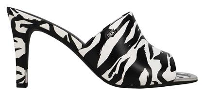 DKNY Δερμάτινα Mules Black/White K4283411-005