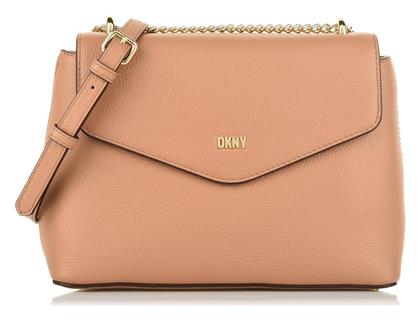 DKNY Frankie R223AS55 Δερμάτινη Γυναικεία Τσάντα Χιαστί Ταμπά από το Z-mall