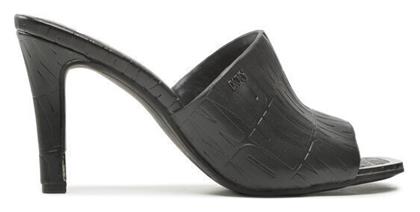 DKNY Mules με Λεπτό Ψηλό Τακούνι σε Μαύρο Χρώμα από το Z-mall