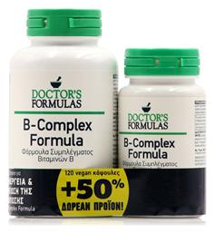 Doctor's Formulas B- Complex Formula Βιταμίνη για Ενέργεια, Ενίσχυση του Ανοσοποιητικού & το Νευρικό Σύστημα Β-complex 180 ταμπλέτες από το Pharm24