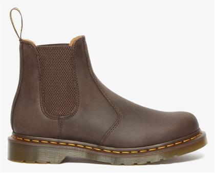 Dr. Martens 2976 Ys Δερμάτινα Ανδρικά Chelsea Μποτάκια Dark Brown