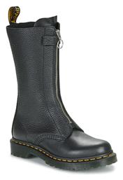 Dr. Martens Δερμάτινες Γυναικείες Μπότες Μαύρες