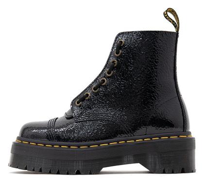 Dr. Martens Sinclair Distressed Γυναικεία Αρβυλάκια από Λουστρίνι Μαύρα