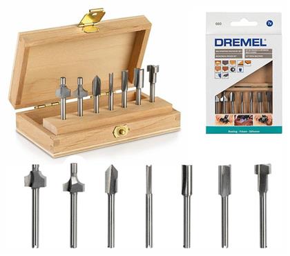 Dremel 660 Σετ Φρεζών Διαμόρφωσης 26150660JA 7τμχ