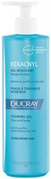 Ducray Gel κατά της Ακμής Keracnyl για Λιπαρές Επιδερμίδες 400ml