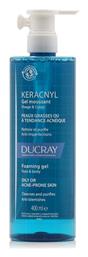 Ducray Keracnyl Gel Καθαρισμού Προσώπου 400ml