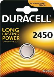 Duracell Electronics Μπαταρία Λιθίου Ρολογιών CR2450 3V 1τμχ