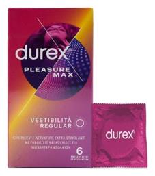 Durex Προφυλακτικά Pleasure Max με Ραβδώσεις 6τμχ από το Pharm24