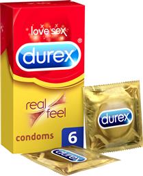 Durex Προφυλακτικά Love Sex Real Feel χωρίς Λάτεξ 6τμχ από το Pharm24