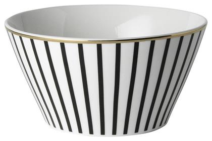 Dutch Rose Stripe Μπωλ Σερβιρίσματος Δημητριακών από Πορσελάνη Gold με Διάμετρο 14εκ.