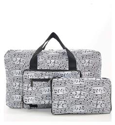 Eco Chic Σακ Βουαγιάζ Foldable Holdall Λευκό 50cm