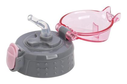 Ecolife Ανταλλακτικό Καπάκι για Θερμός 300ml από Πλαστικό Ροζ