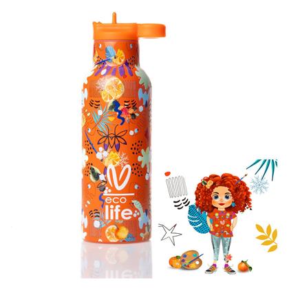 Ecolife Vasiliki Ice 500ml Πορτοκαλί