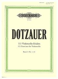 Edition Peters Dotzauer - 113 Violoncello Etuden Παρτιτούρα για Τσέλο