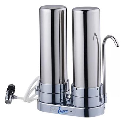 Eiger Countertop Συσκευή Φίλτρου Νερού Άνω Πάγκου Διπλή WF-02-203