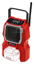 Einhell TC-RA 18 Li BT Solo Φορητό Ραδιόφωνο Επαναφορτιζόμενο με Bluetooth Κόκκινο