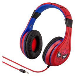 eKids Spiderman Ενσύρματα On Ear Παιδικά Ακουστικά Κόκκινα / Μπλε