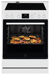 Electrolux Ελεύθερη με Κεραμικές Εστίες Λευκή LKR64022MW