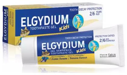 Elgydium Οδοντόκρεμα 50ml 500 ppm με Γεύση Banana για 2+ χρονών