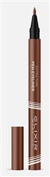 Elixir Extra Thin Στυλό Eye Liner 002 Brown Cafe