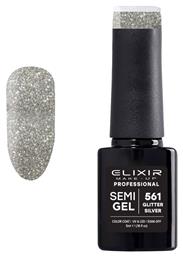 Elixir Semi Gel 561 Glitter Silver 5ml