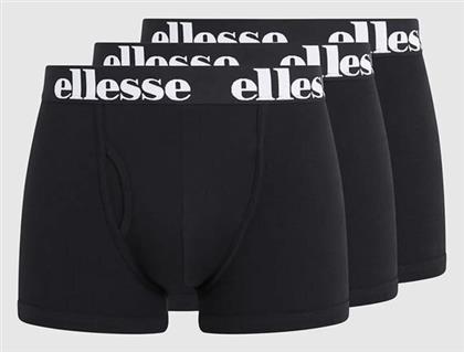 Ellesse Ανδρικά Μποξεράκια Μαύρα 3Pack