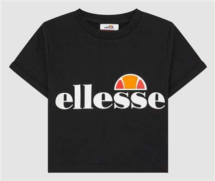 Ellesse Παιδικό Καλοκαιρινό Crop Top Κοντομάνικο Μαύρο Nicky από το Cosmossport