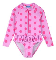 Energiers Dotted Print Παιδικό Μαγιό Ολόσωμο Πουα