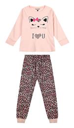 Energiers Παιδική Πιτζάμα Χειμωνιάτικη Ροζ