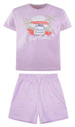 Energiers Παιδική Πιτζάμα Καλοκαιρινή Λιλά