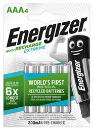 Energizer Extreme AAA 800mAh 1.2V 4τμχ